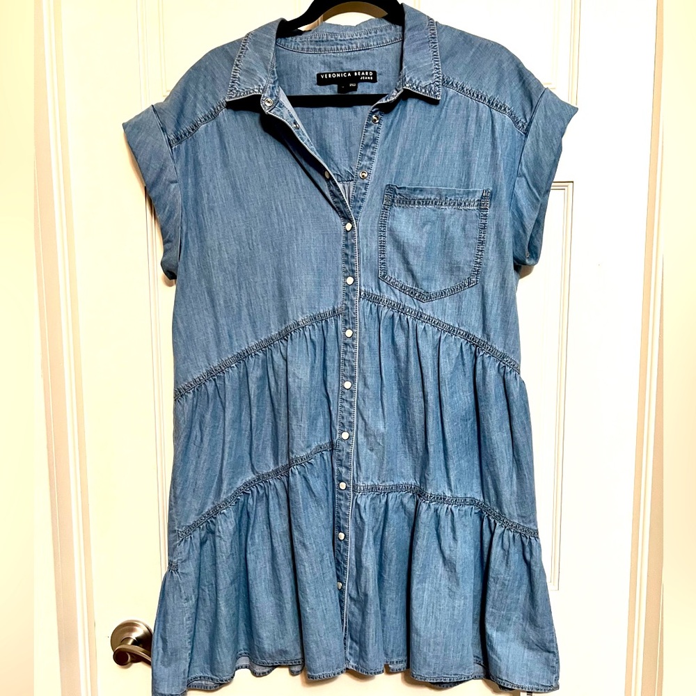 Veronica Beard Blue Denim Dress